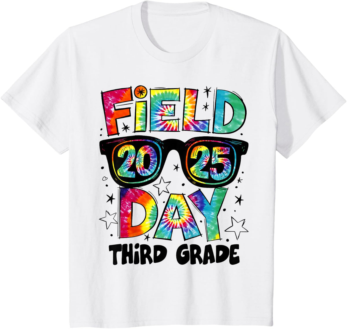 Field Day Third Grade Field Trip Fun Day Teacher Student T-Shirt - White