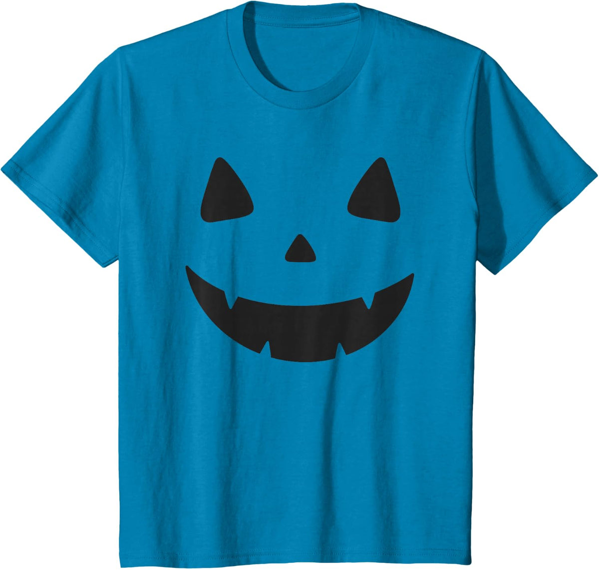 Blue Pumpkin Halloween Autism Awareness T-Shirt - Sapphire Blue