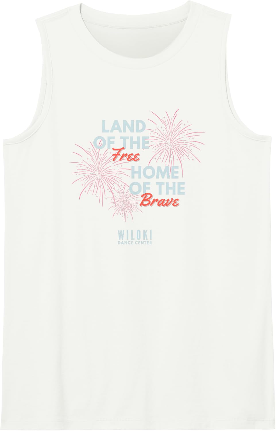 WiLoKi Dance Center | Veterans Day Shirt Sleeveless Tank Top - White