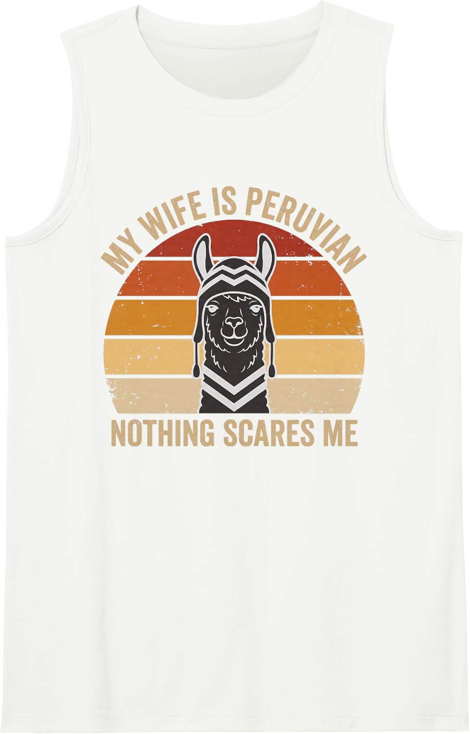 My Wife is Peruvian Proud and Loyal Peru Forever Strong Tank Top - White