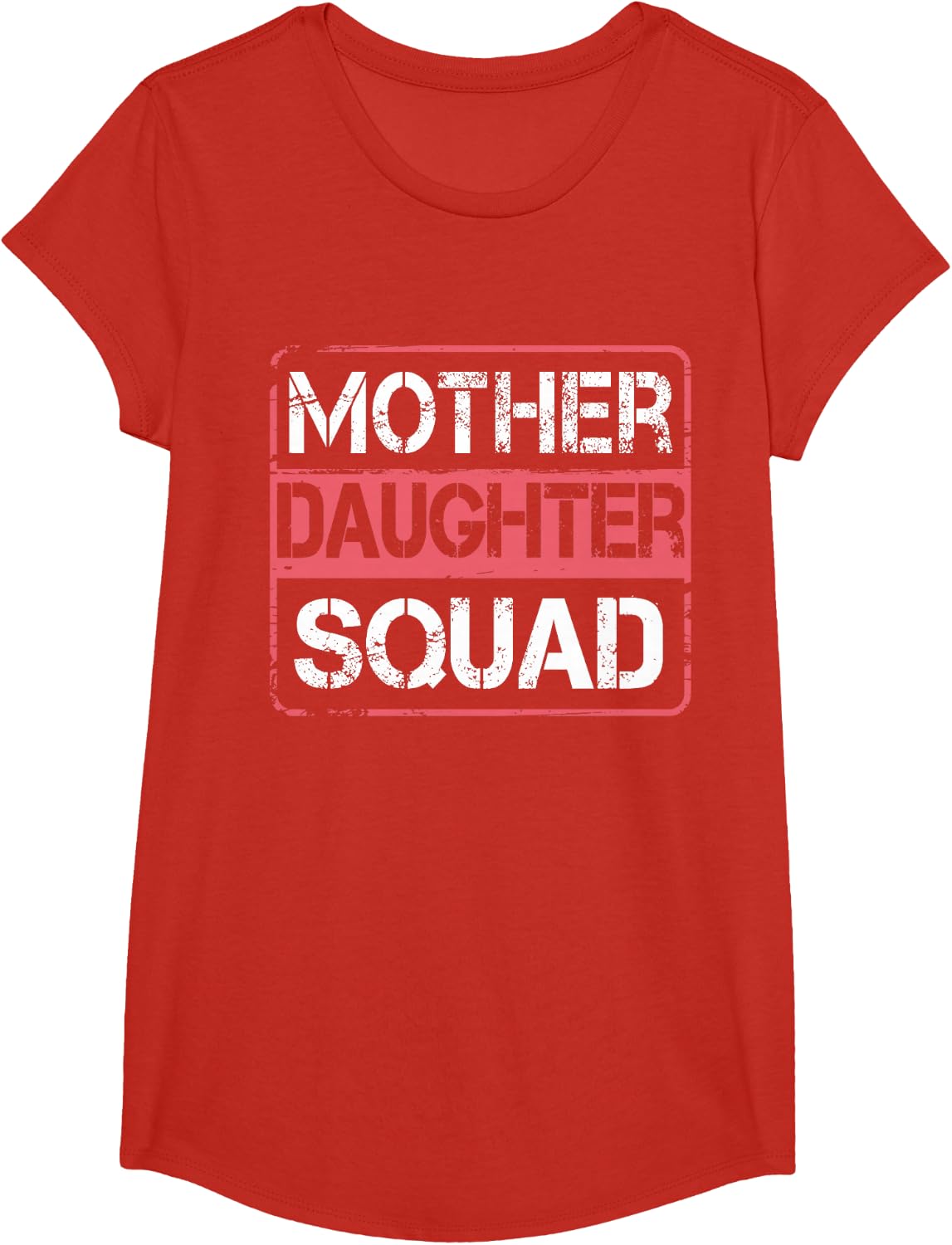 Mother Daughter Squad Matching Mom Mother Daughter Mommy T-Shirt - Girls Red