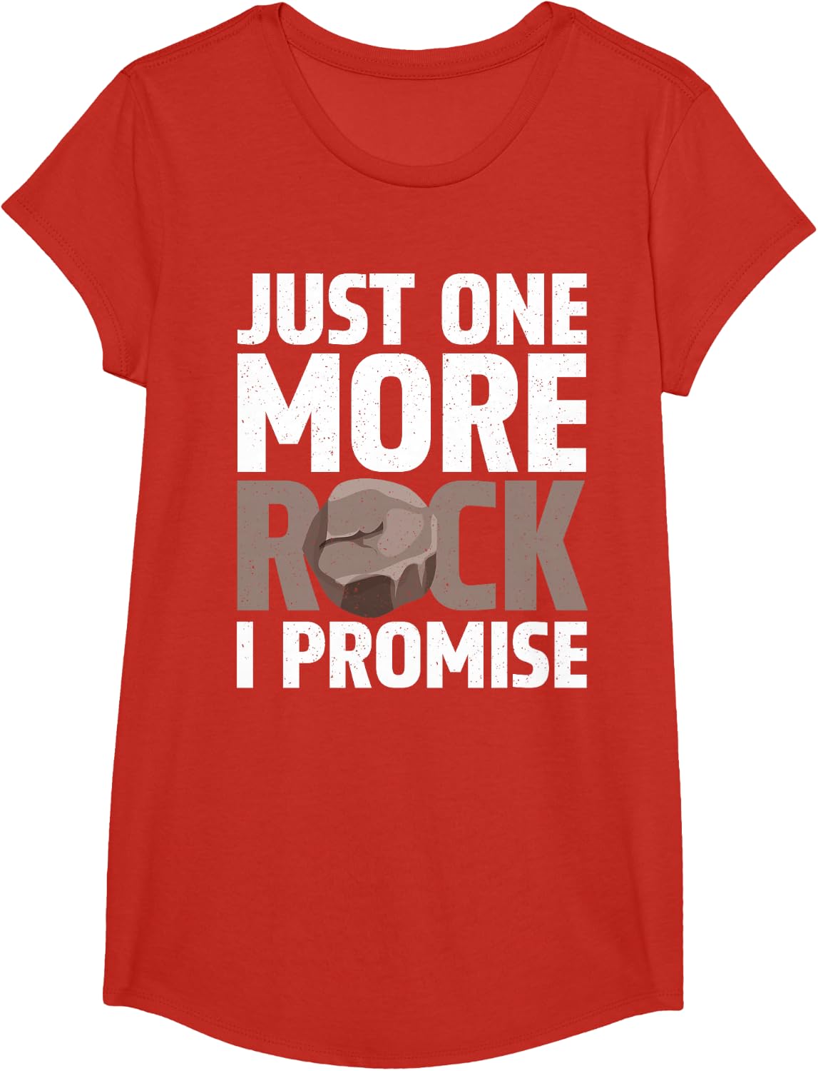Rock Collecting Art For Men Women Geology Rock Collector T-Shirt - Girls Red