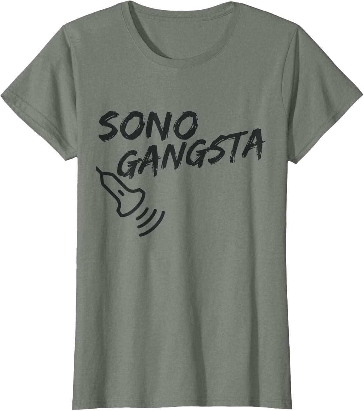 Funny Vascular Ultrasound Sonography shirt for a Sonographer T-Shirt - Olive Heather