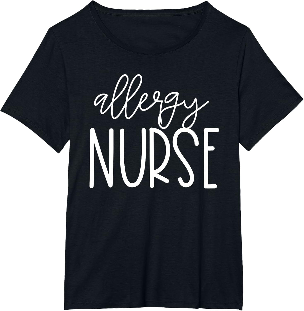Allergy Nurse Appreciation Coworker Profession T-Shirt - Black