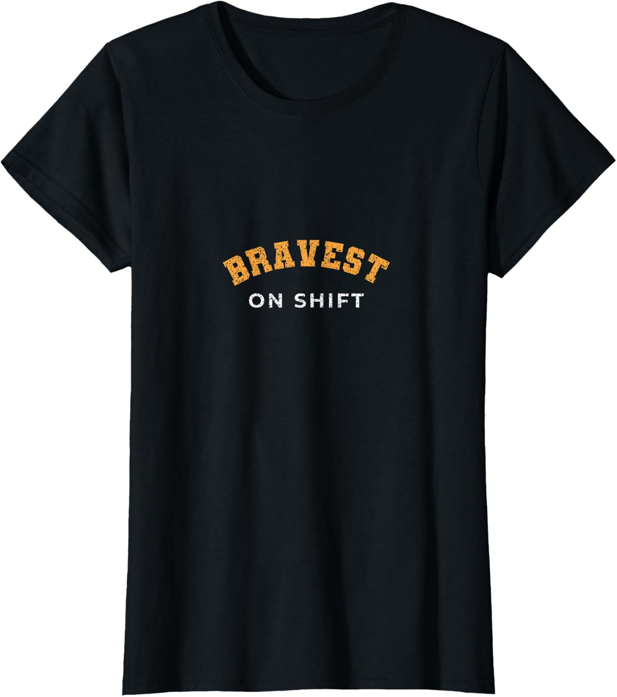 Bravest On Alert Firefighter Fire Crew Ladder Company T-Shirt - Black
