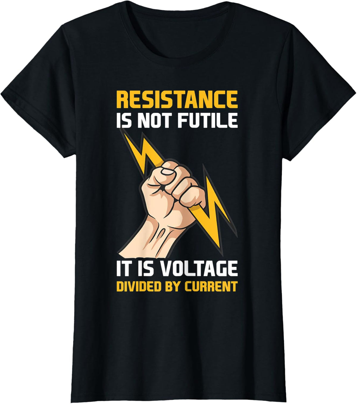 Resistance Is Not Futile T-Shirt - Black