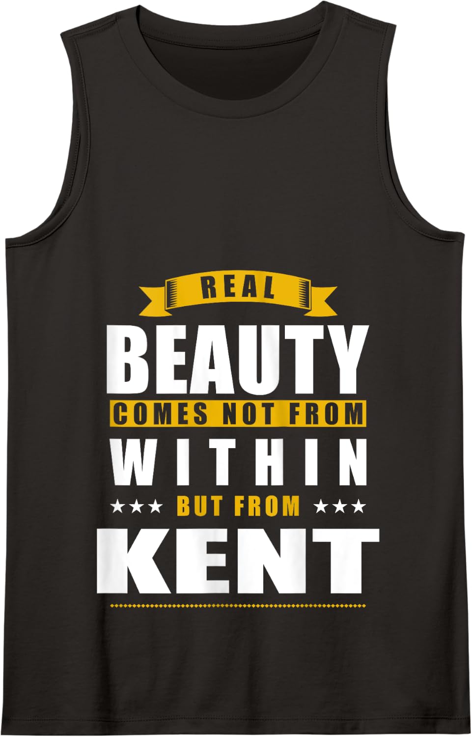 Kent - Funny Personalized City Gift Tank Top - Black