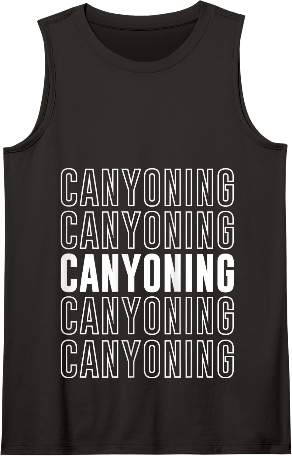 Canyoning Tank Top - Black