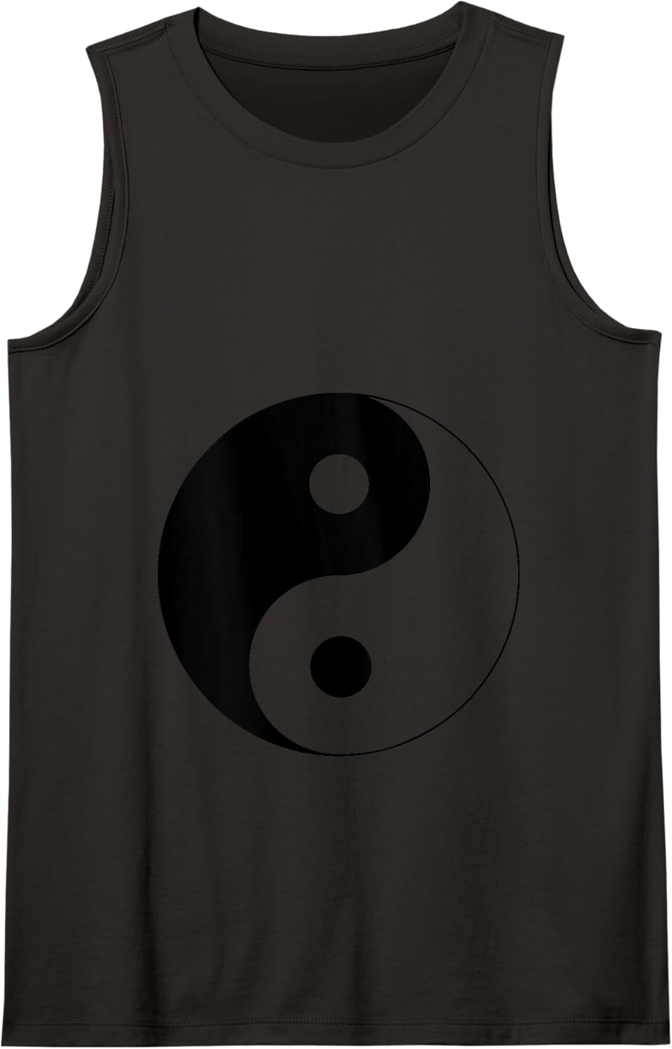 Yin Yang Symbol Tank Top - Black