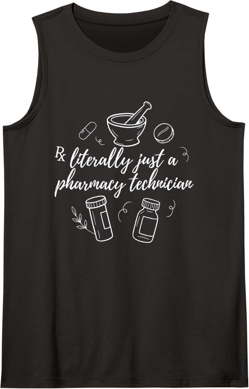 Pharmacy Technician Certified Pharmacy Tech Cphbt Sleeveless Tank Top - Black