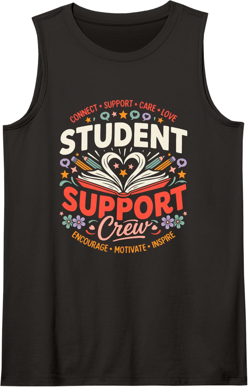 Meet the Student Services Teams and Guidance Counselors Tank Top - Black