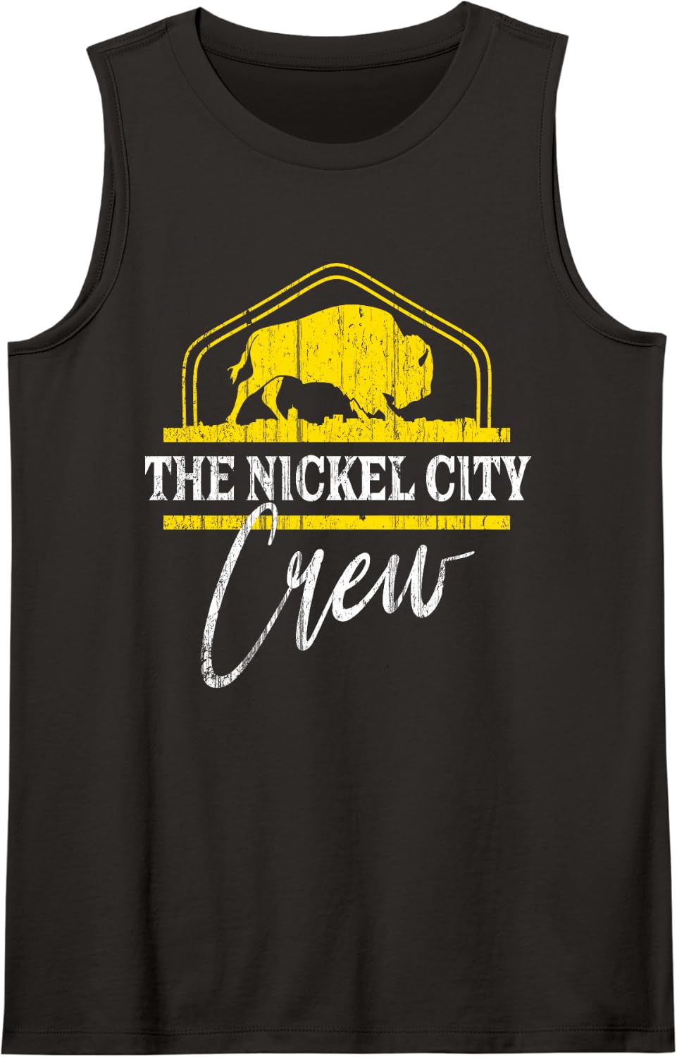 716 Nickel City Area Code Pride Sleeveless Tank Top - Black