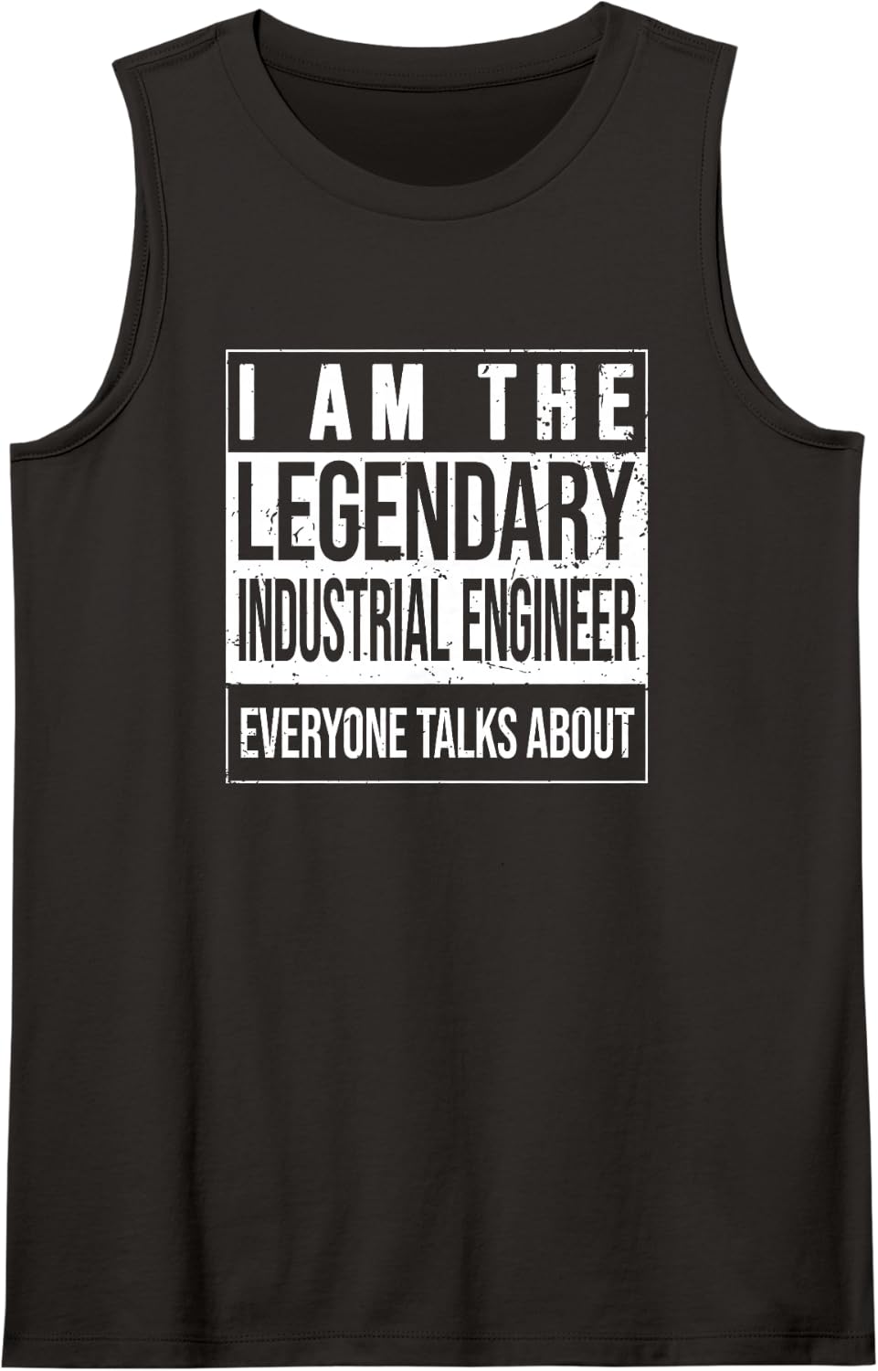 Engineering Birthday Born Industrial-Engineer Sleeveless Tank Top - Black