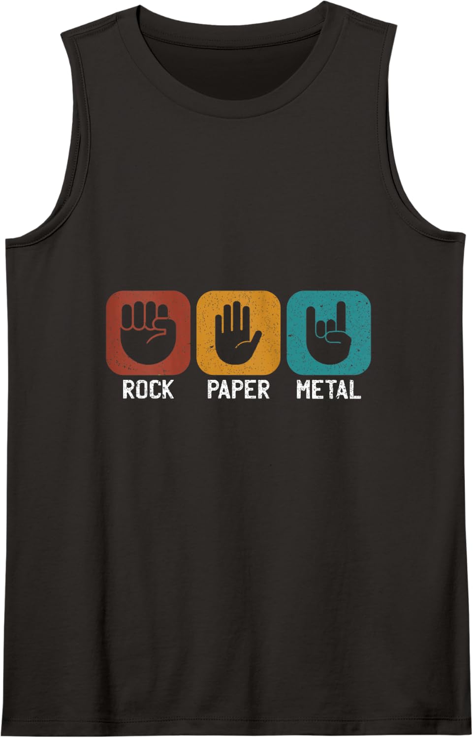 Heavy Metal Music - Rock ON Tank Top - Black