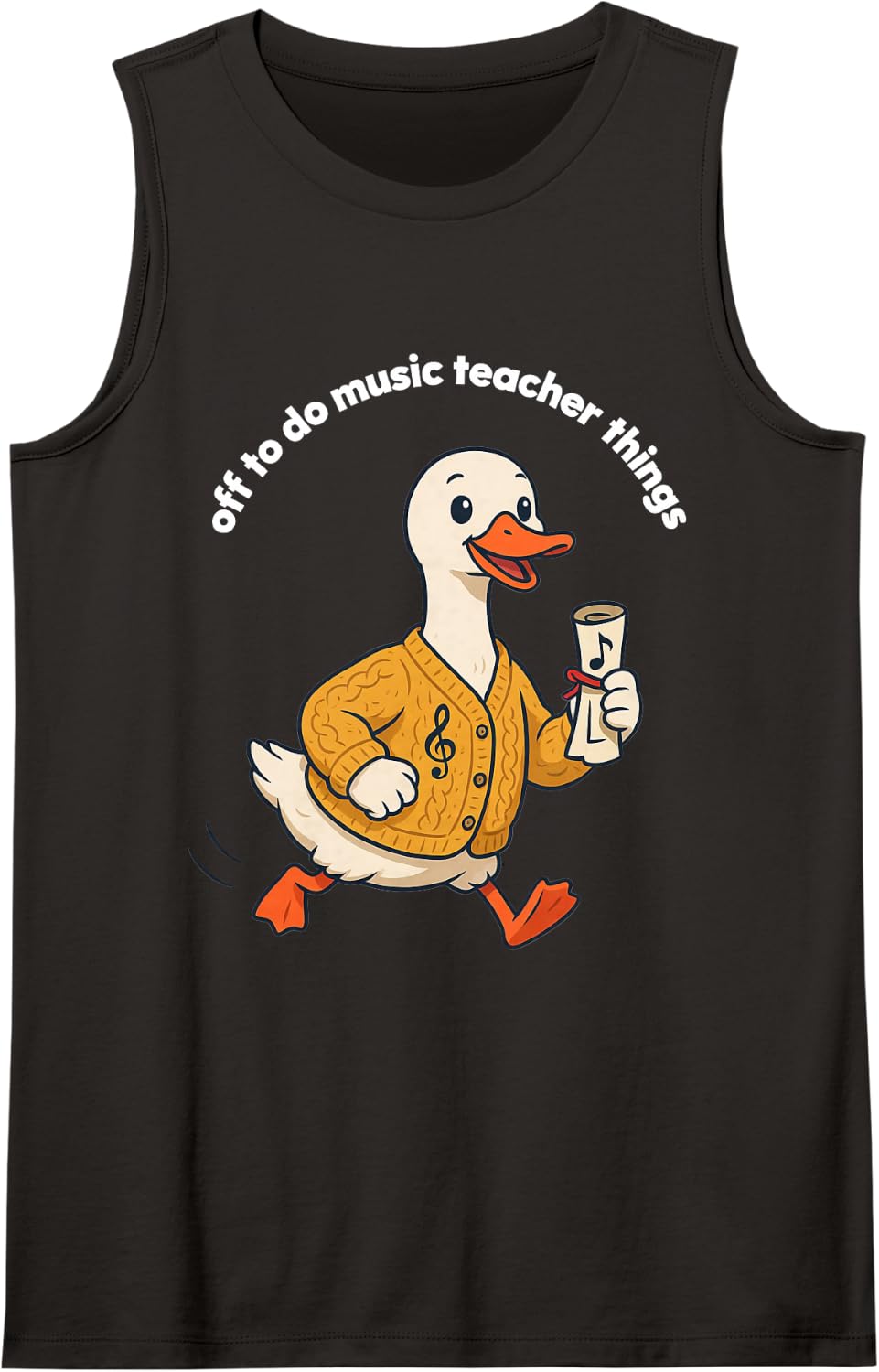 Music Teacher Music Instructor Band Director Choir Director Tank Top - Black