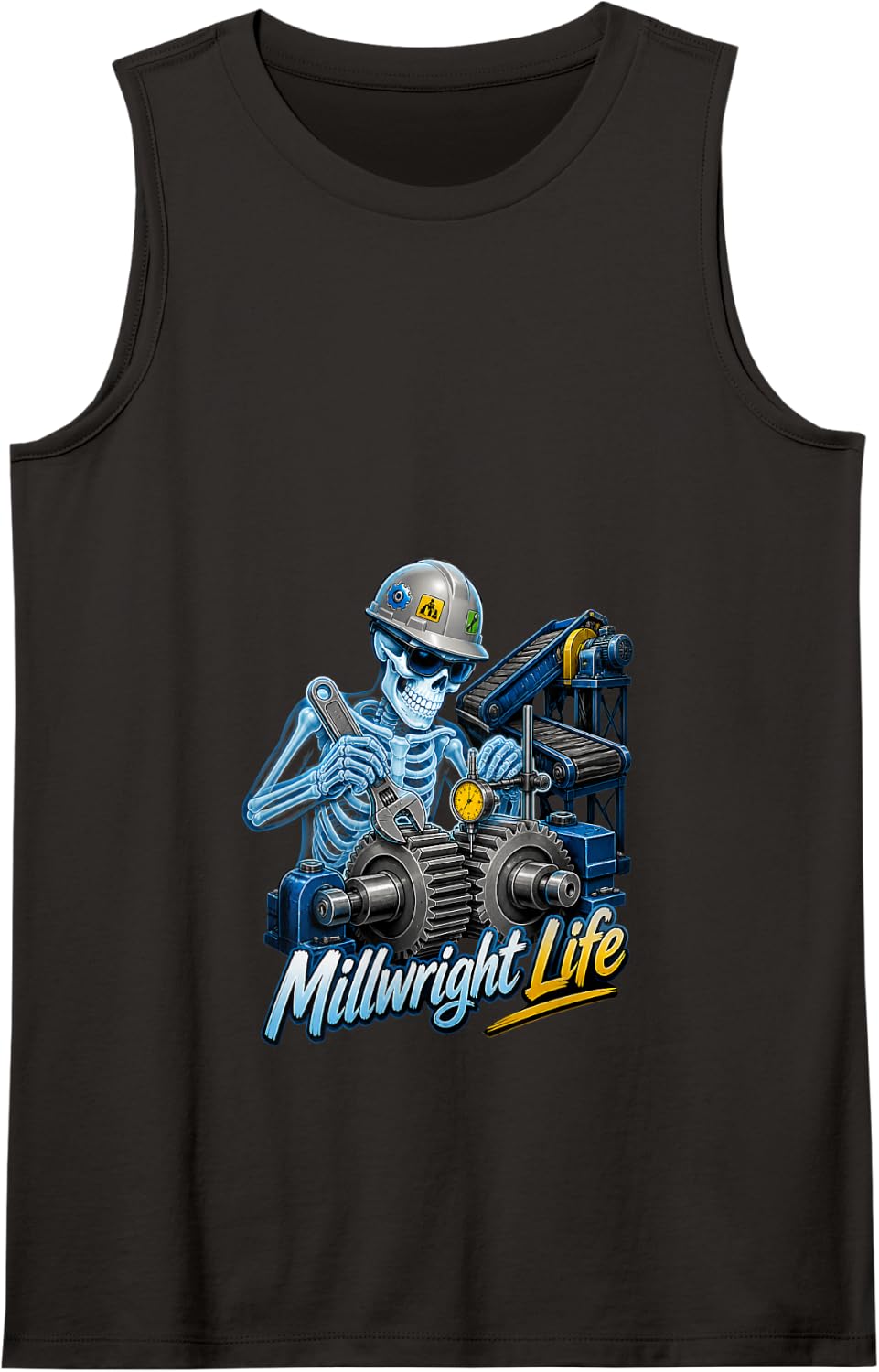 Machinist Union Millwrights Tank Top - Black