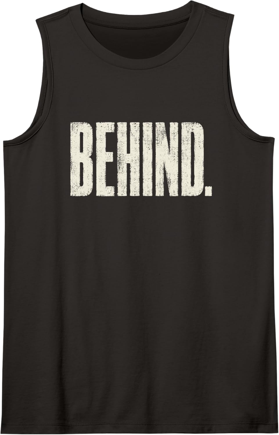 Behind Sous Chef Back of House Kitchen Staff Humor Sleeveless Tank Top - Black