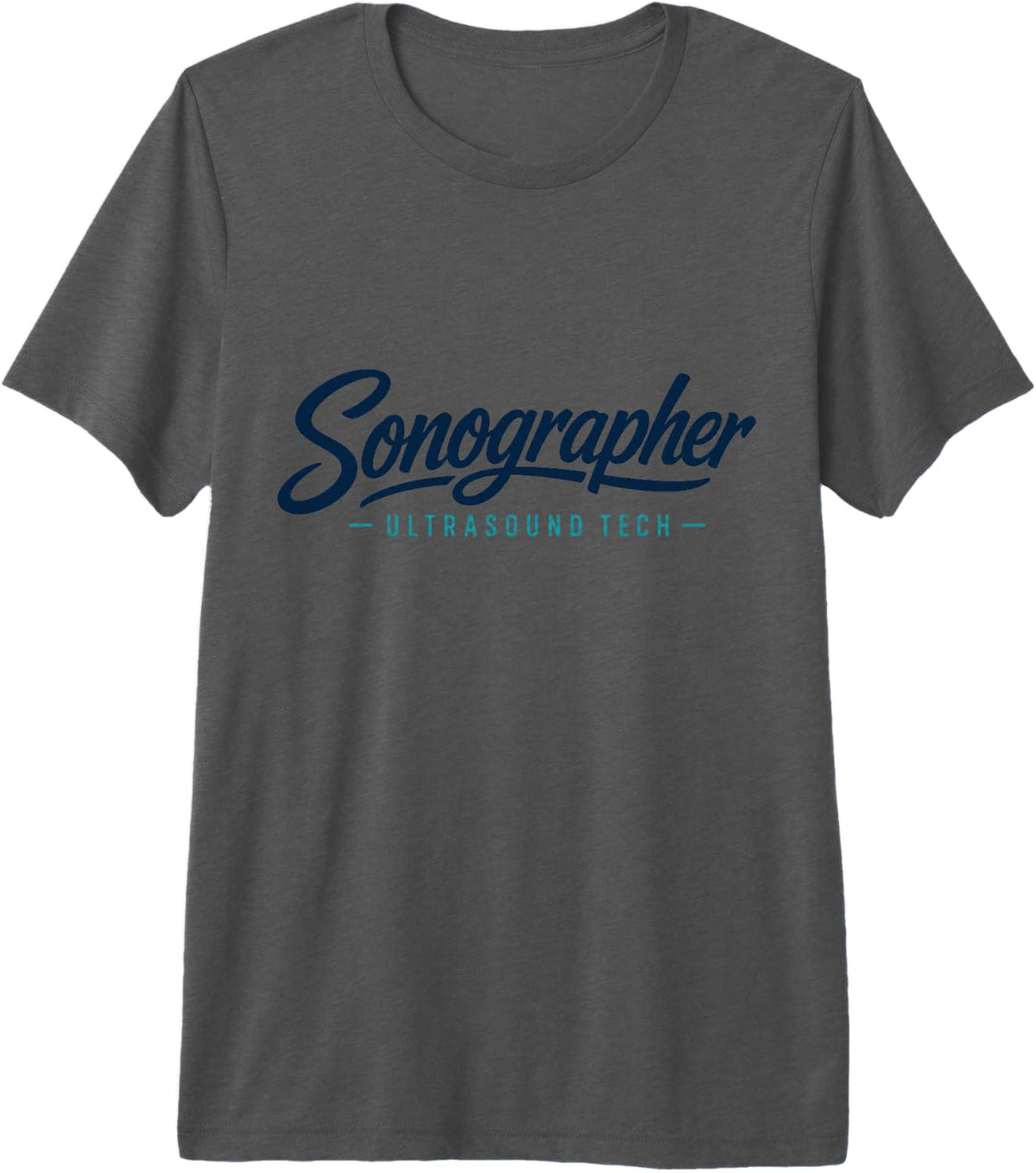 Ultrasound Technician | Sonographer Medical Imaging Tech Premium Tri-Blend T-Shirt - Grey