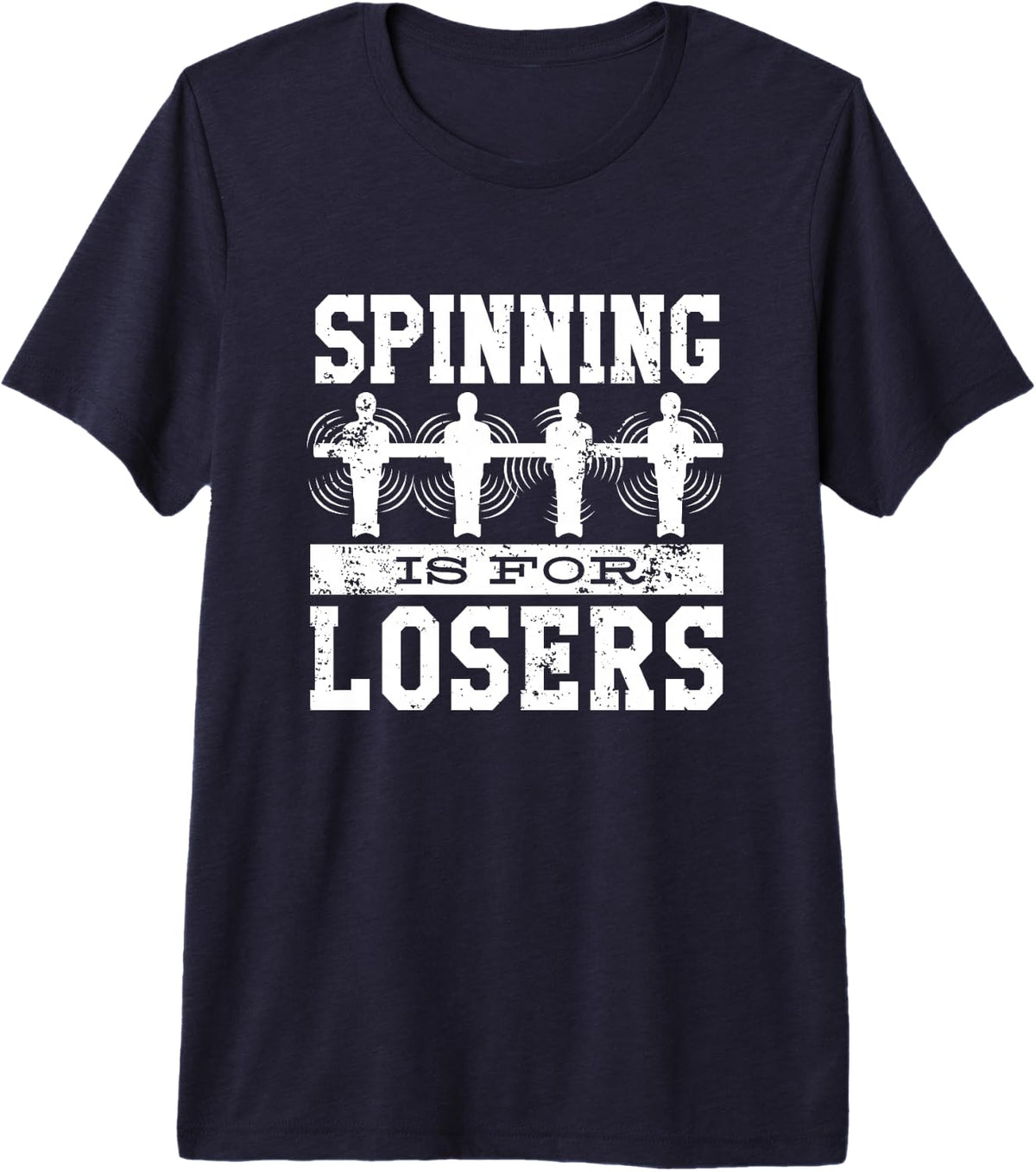 Foosball Player Table Football Foosball Lover Premium Tri-blend T-Shirt - Navy Blue