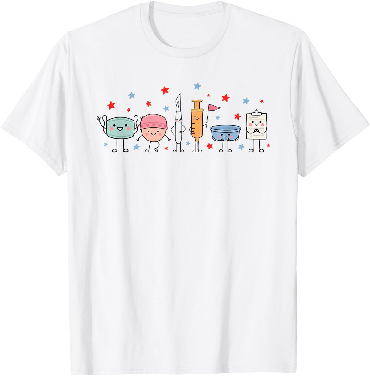 Surgical Technologist Surgical Tech Scrub Operating Room T-Shirt - White