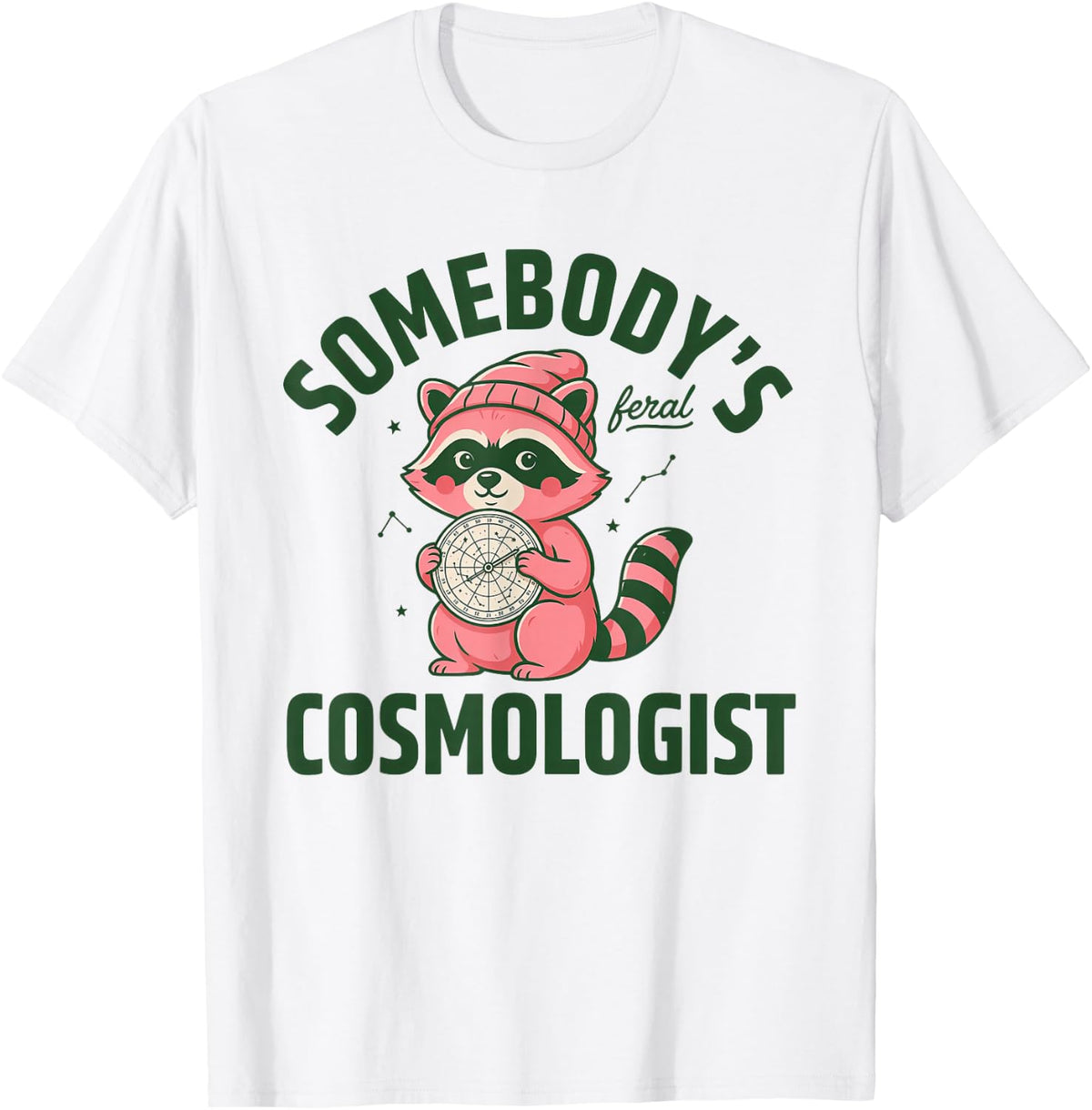 Cosmology Astrophysics Space Science Universe Study T-Shirt - White