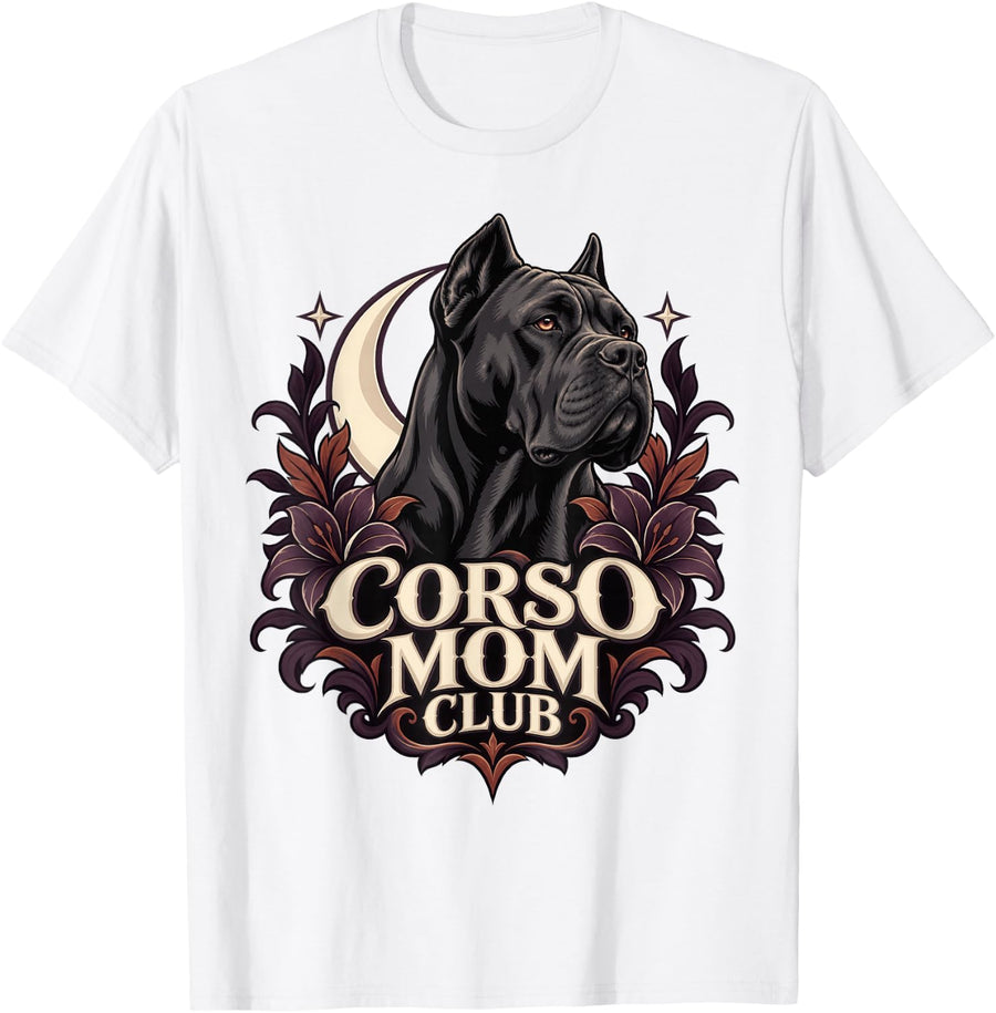 Cane Corso Dog Mom T-Shirt - White