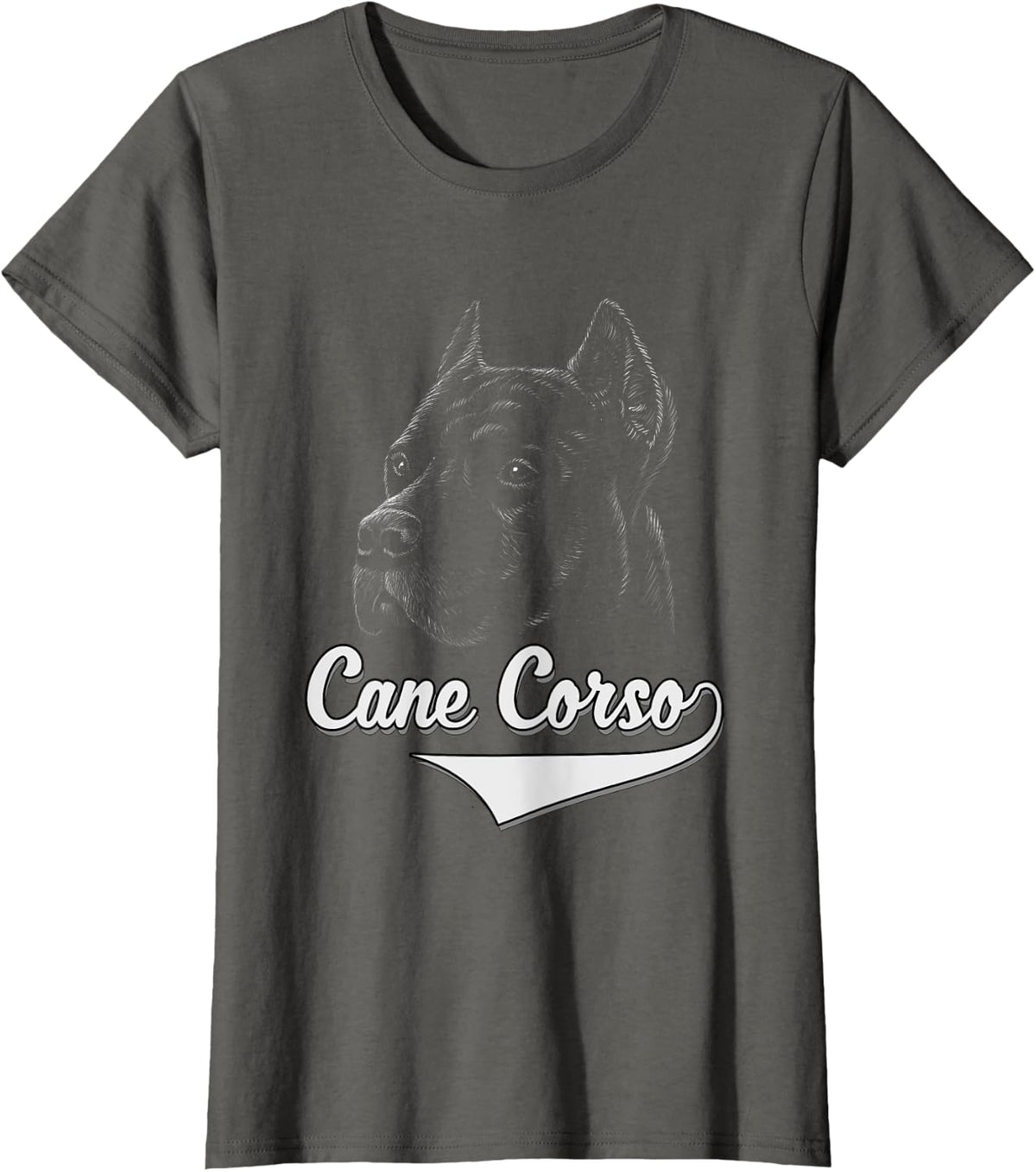 Cane Corso Mastino Napoletano Italiano Moloss T-Shirt - Asphalt Grey