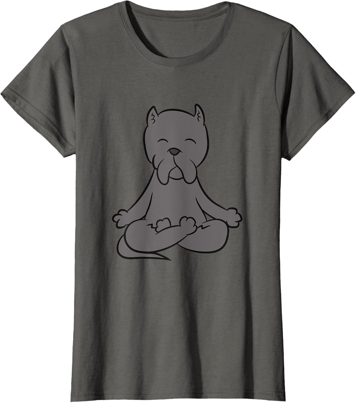 Italian Mastiff Cane Corso Dog T-Shirt for Men Women Kids - Asphalt Grey
