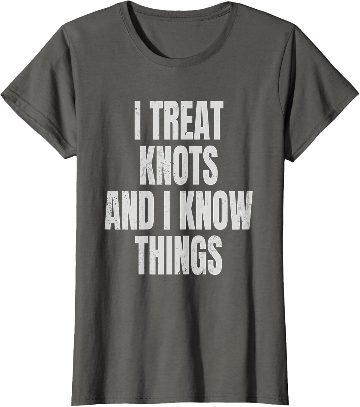 Funny Massage Therapist Masseuse Massage Therapy Saying T-Shirt - Asphalt Grey