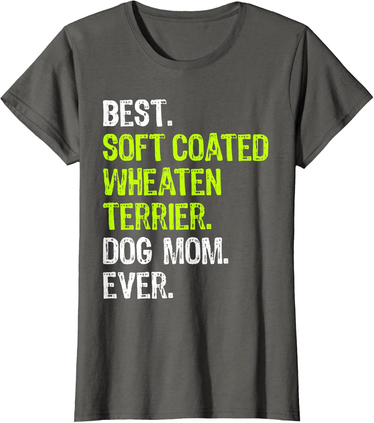 Soft-coated Wheaten Terrier DOG MOM Dog Lovers T-Shirt - Asphalt Grey