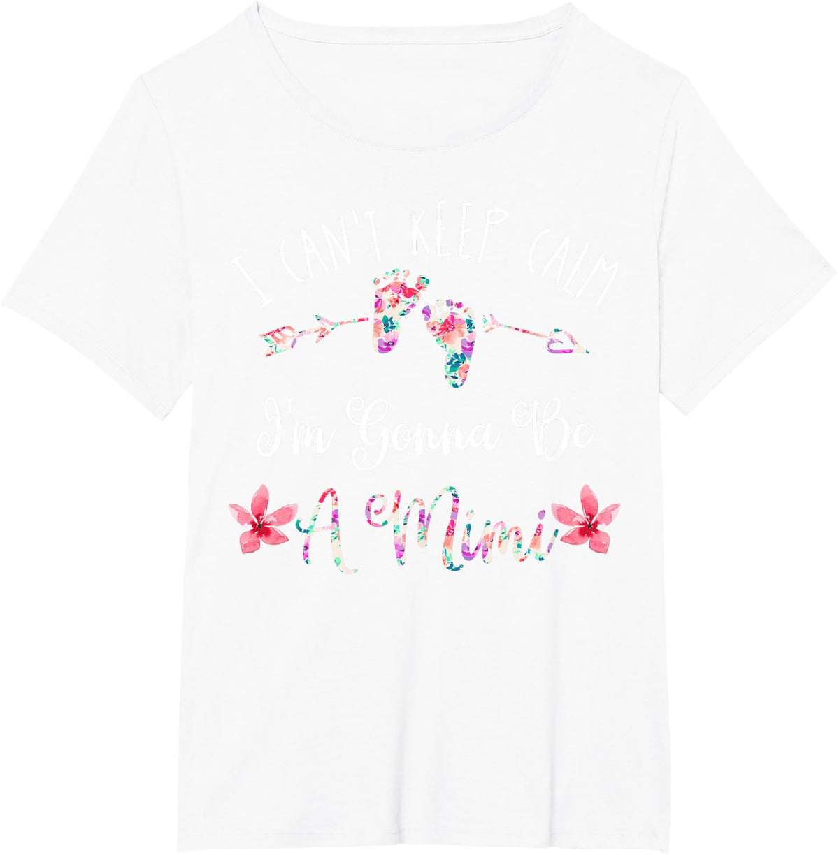 I Can't Keep Calm I'm Gonna Be a Mimi T-Shirt - White