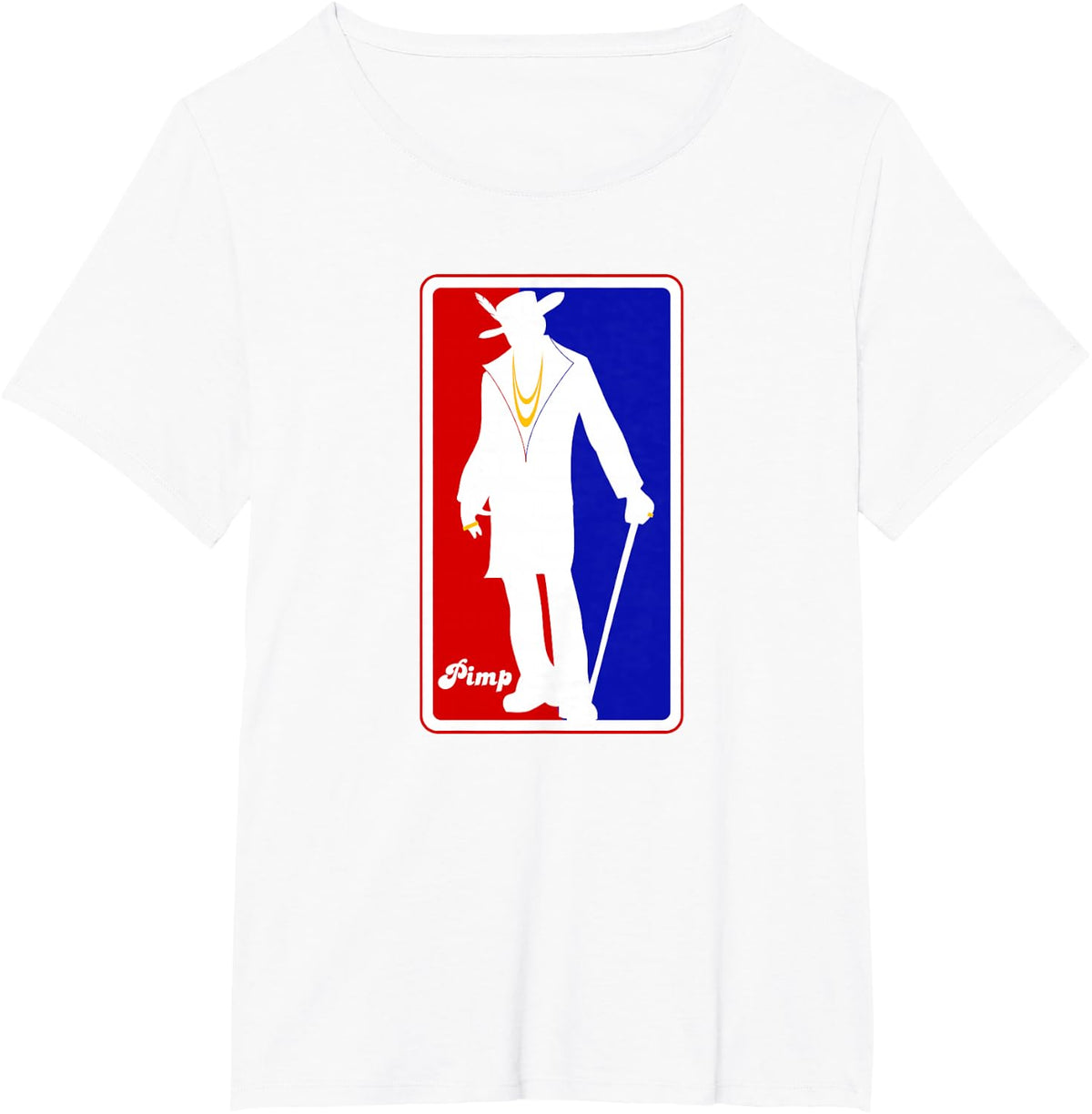 Just Pimp It T-Shirts & Gifts American Pimp The Logo T-Shirt - White