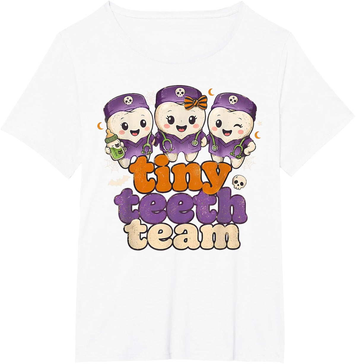 Tiny Teeth Team T-Shirt - White
