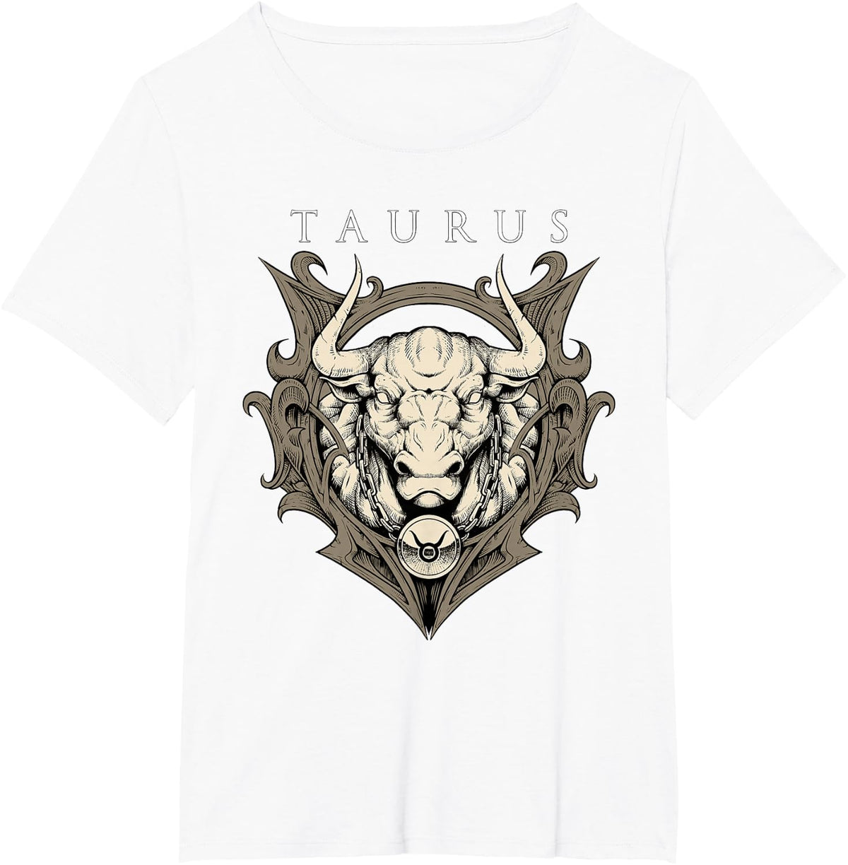 Taurus Zodiac Sign T-shirt Birthday April to May T-Shirt - White