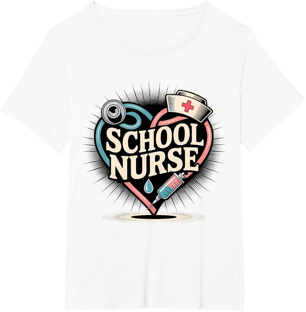 School Nurse Nurse Week Appreciation Day Medical Nursing T-Shirt - White