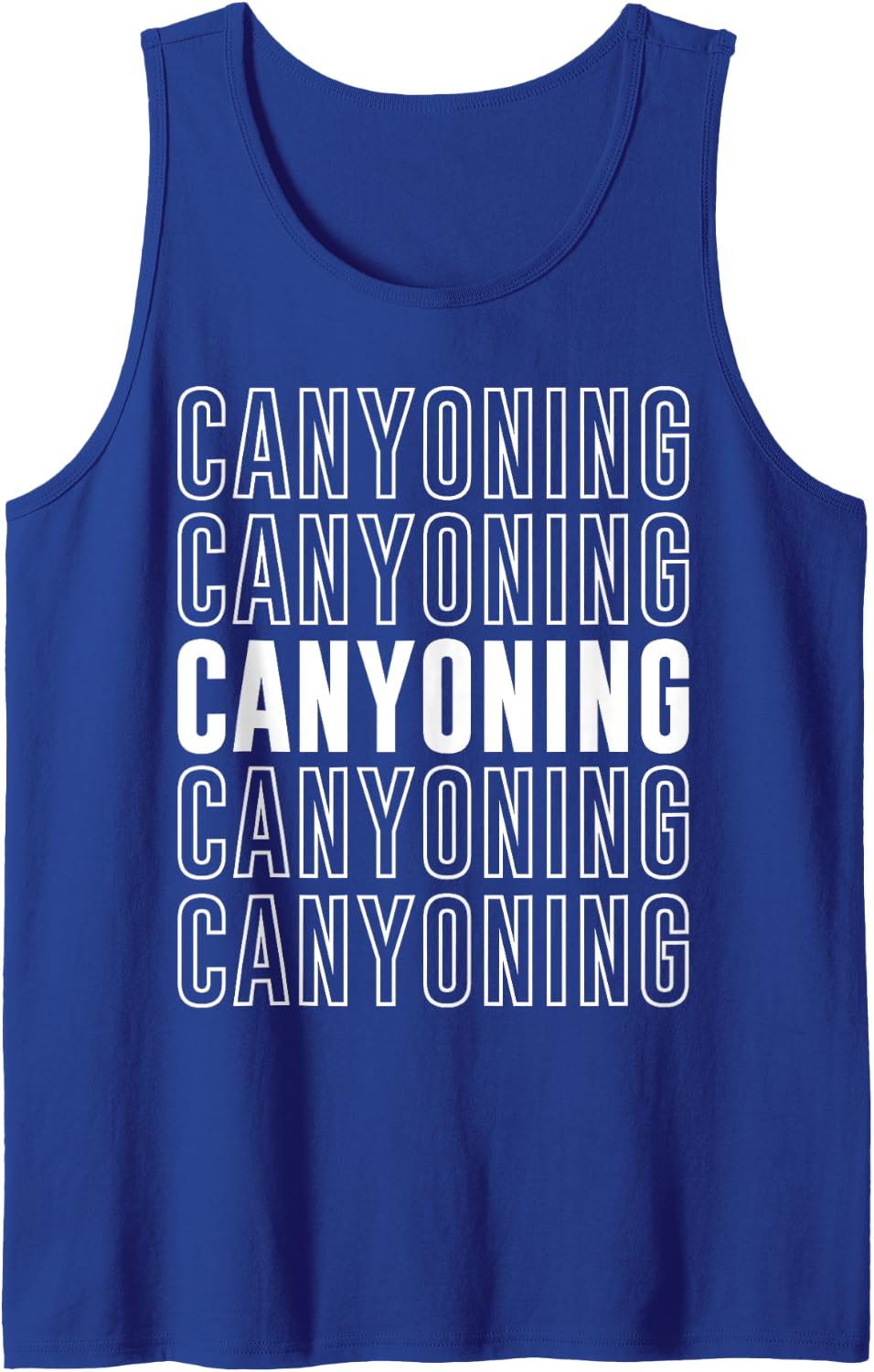 Canyoning Tank Top - Royal Blue