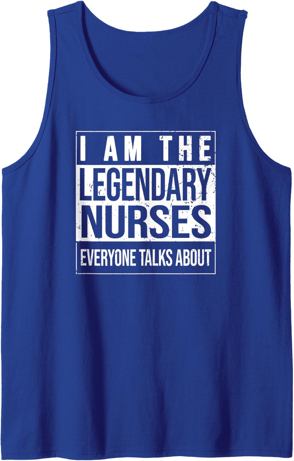 Nurse-Practitioner Birthday Born Nurses Sleeveless Tank Top - Royal Blue