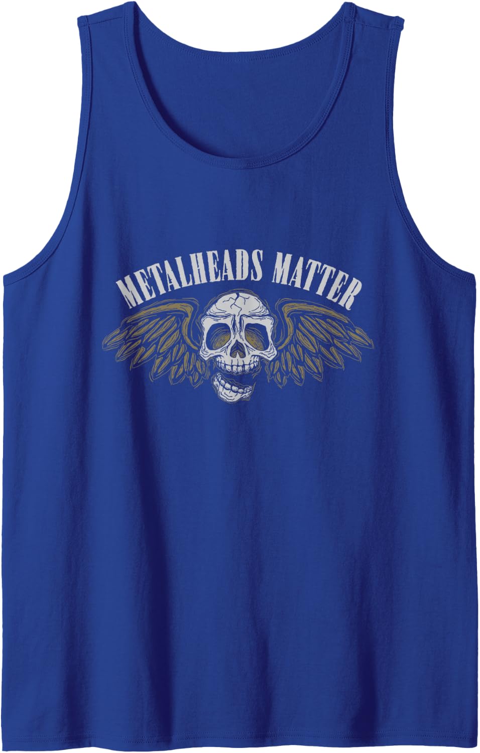 Heavy Metal Metalheads Matter Funny Rock Music Humor Tank Top - Royal Blue