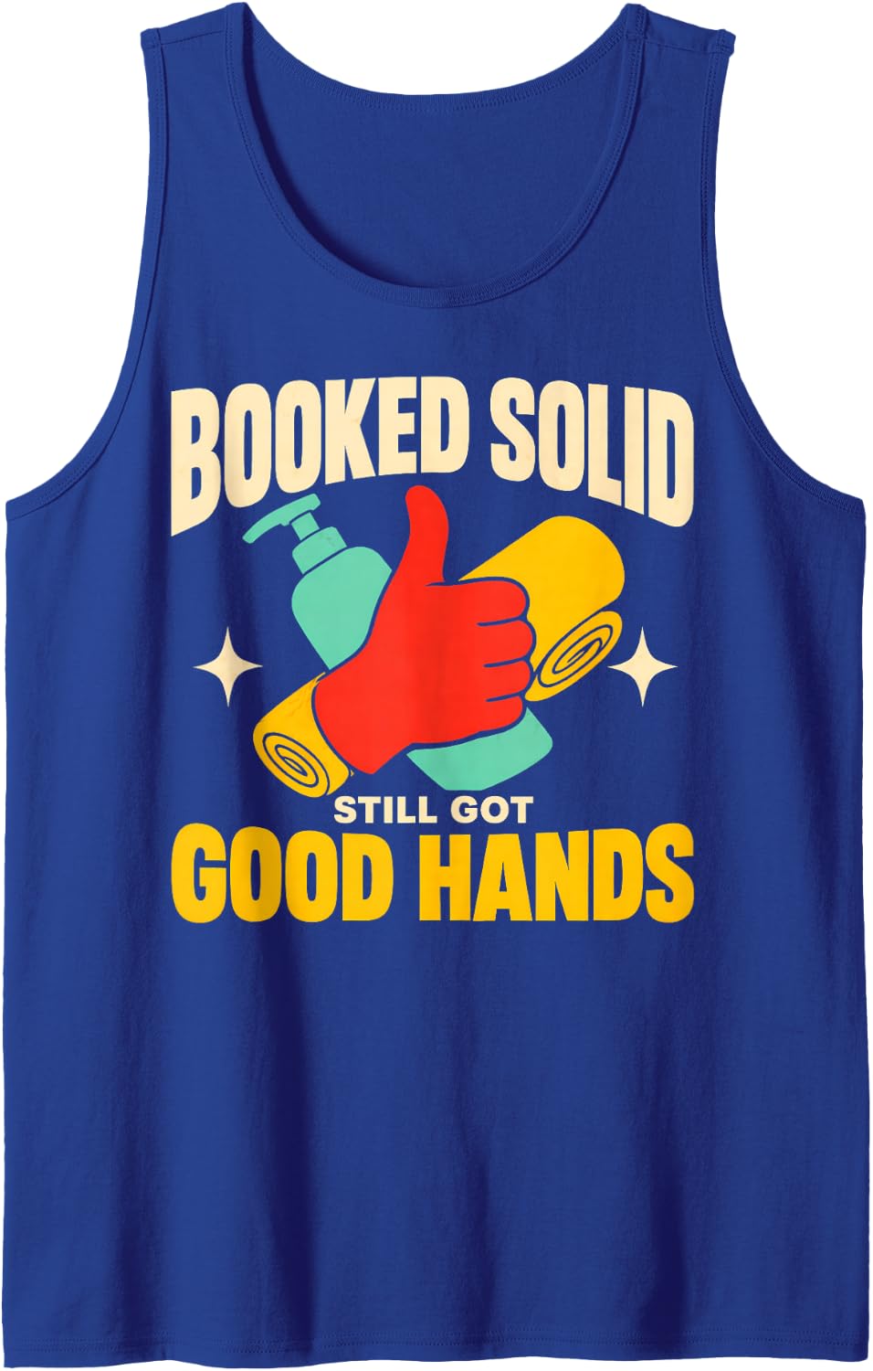 Massage Therapist Massage Therapy LMT Gift Sleeveless Tank Top - Royal Blue