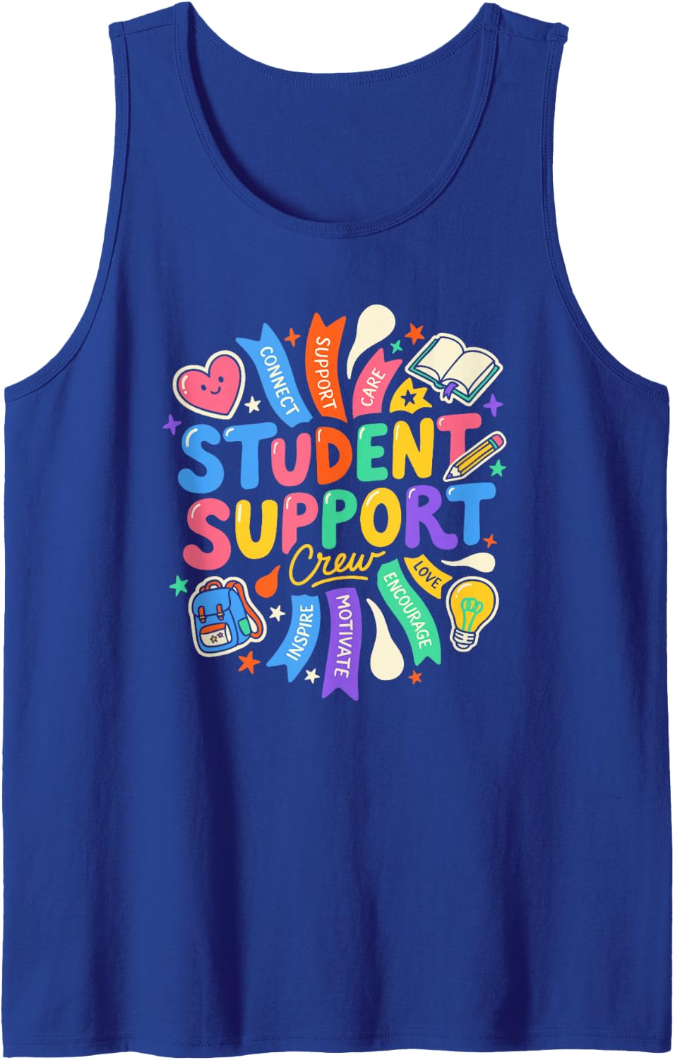 Connect with the School Psychologists and Support Staffs Tank Top - Royal Blue