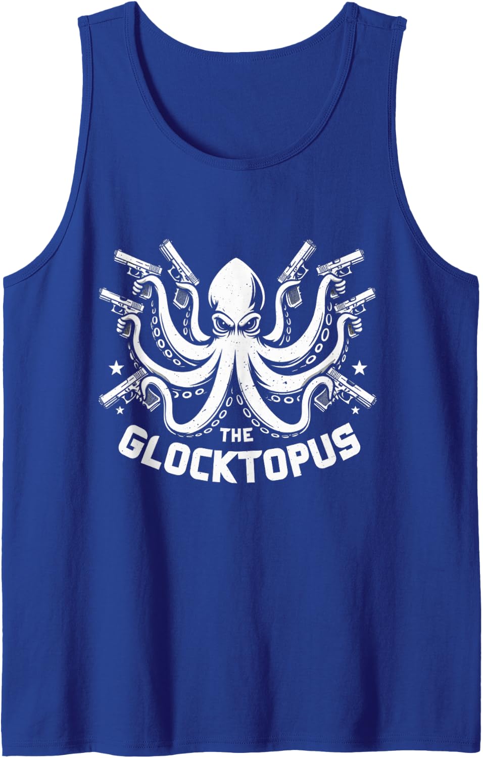 Funny Adult Humor Octopus Meme The Glocktopus Graphic Tees Tank Top - Royal Blue