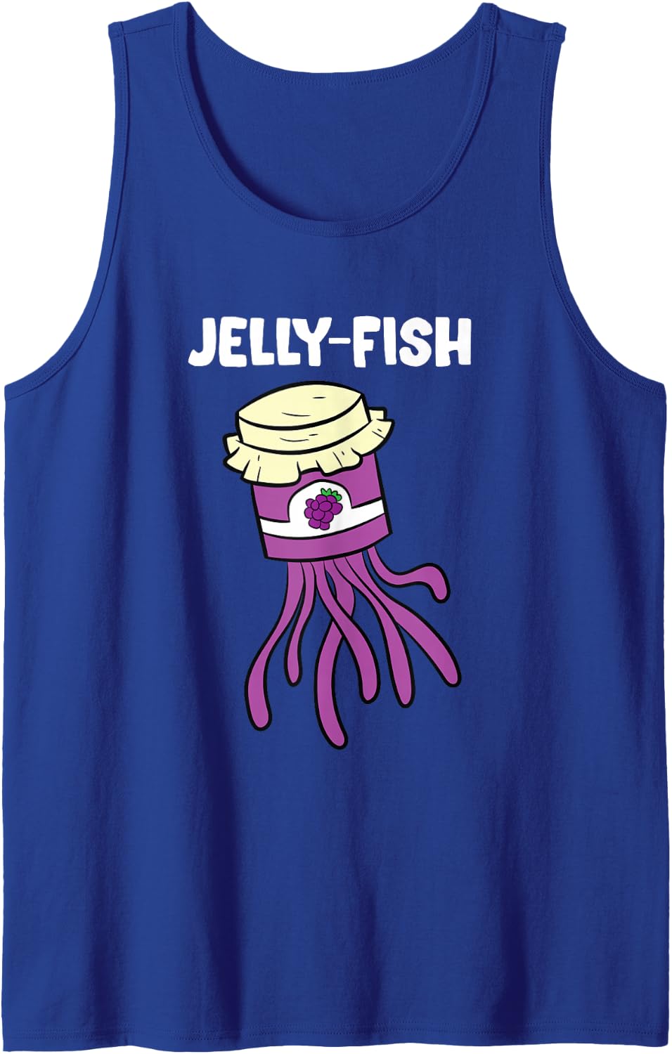 Grape Jelly Lover Jellyfish Jelly Jam Love Grape Jelly Tank Top - Royal Blue