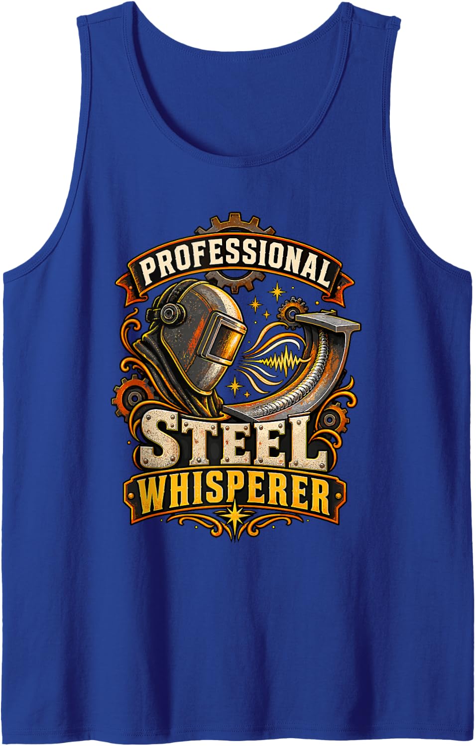 Funny Welding Professional Welder Tank Top - Royal Blue