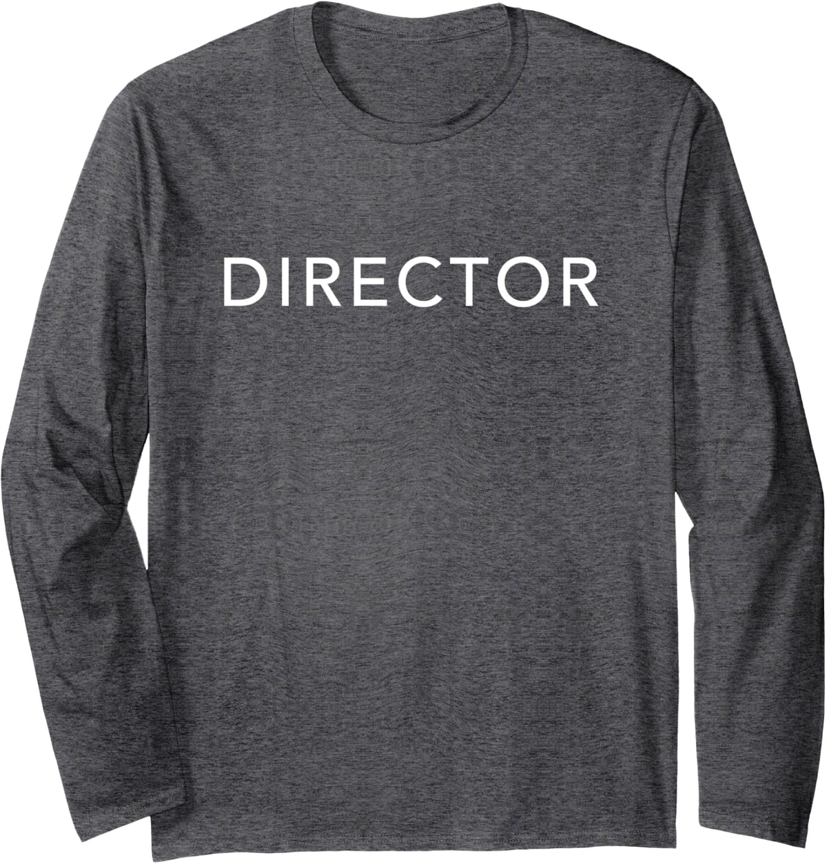 Film Director Long Sleeve T-Shirt - Adult Unisex Dark Heather Grey