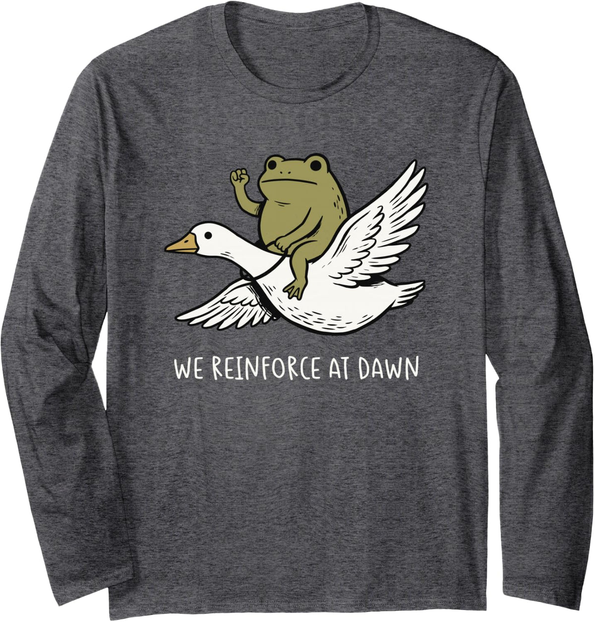 SPED Teacher Reinforce at Dawn Long Sleeve T-Shirt - Adult Unisex Dark Heather Grey