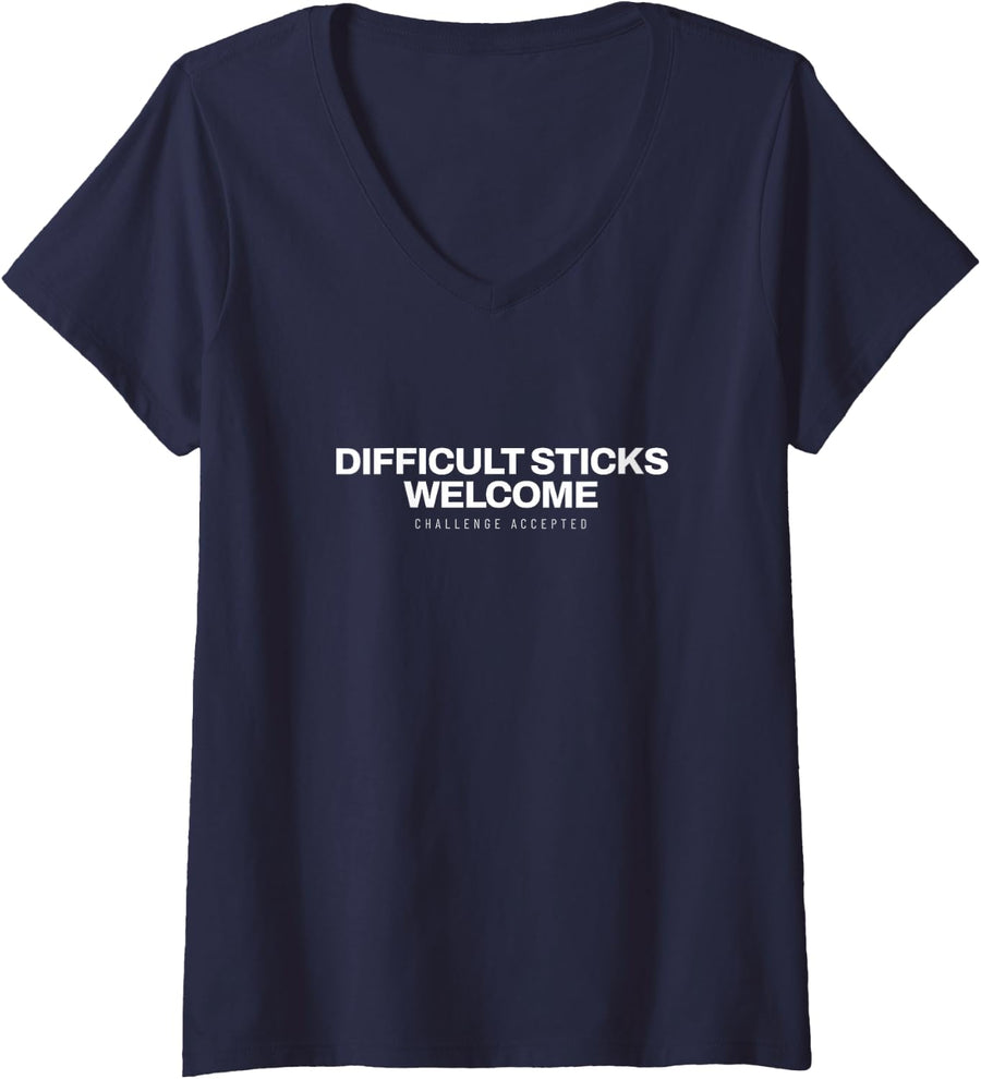 Women's Phlebotomy Healthcare Worker Phlebotomist Lab Tech V-Neck T-Shirt - Navy Blue