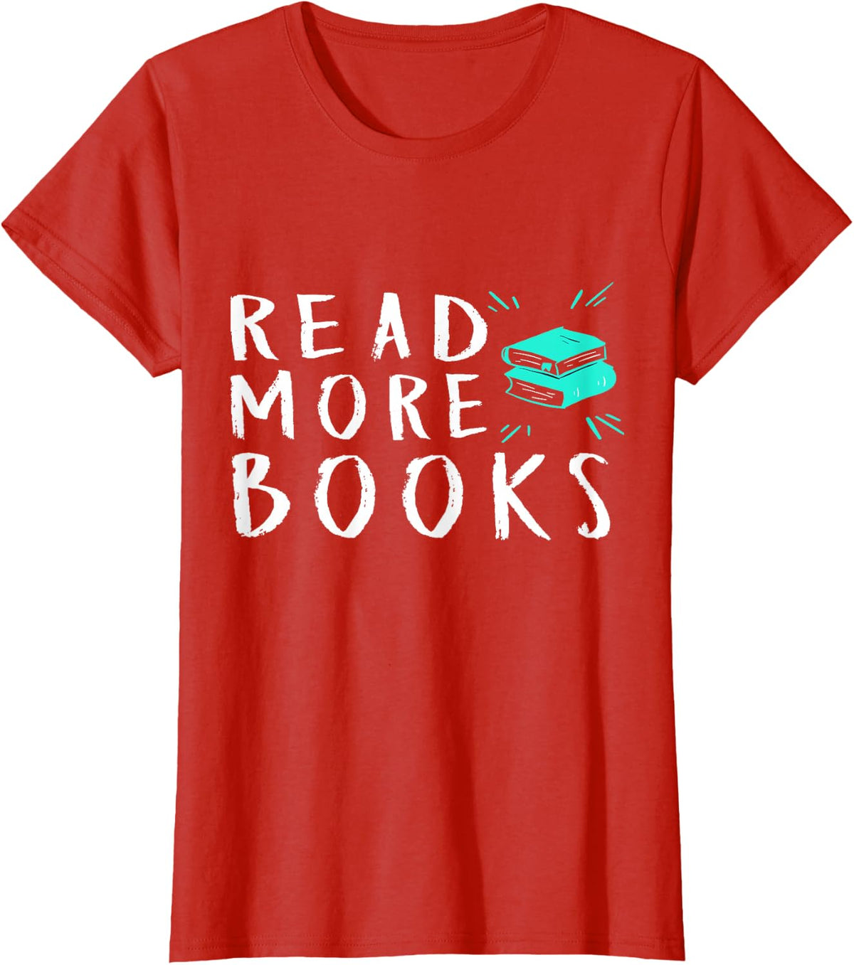 Read More Books T-Shirt Books Lovers Funny Shirt T-Shirt - Red