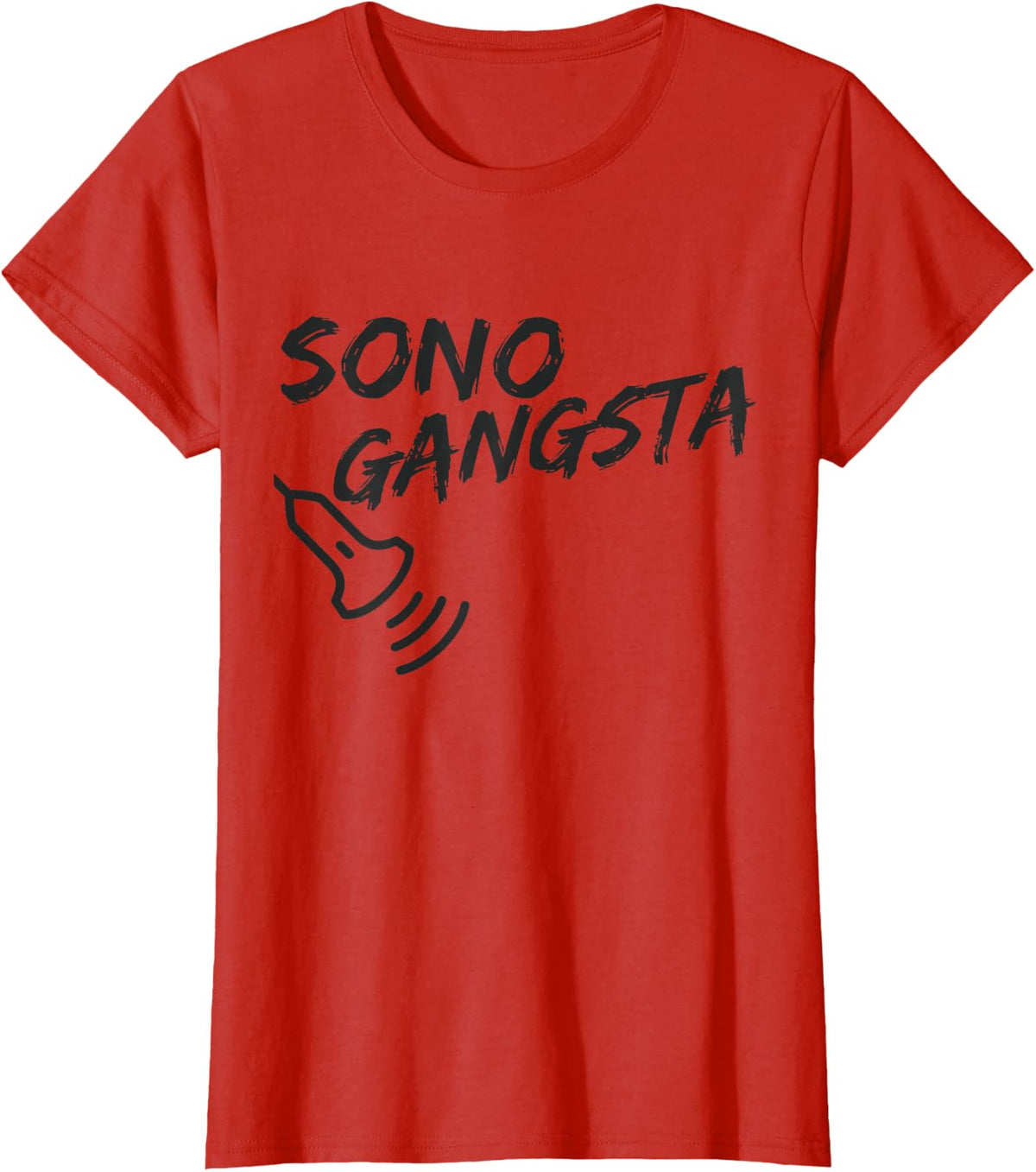 Funny Vascular Ultrasound Sonography shirt for a Sonographer T-Shirt - Red
