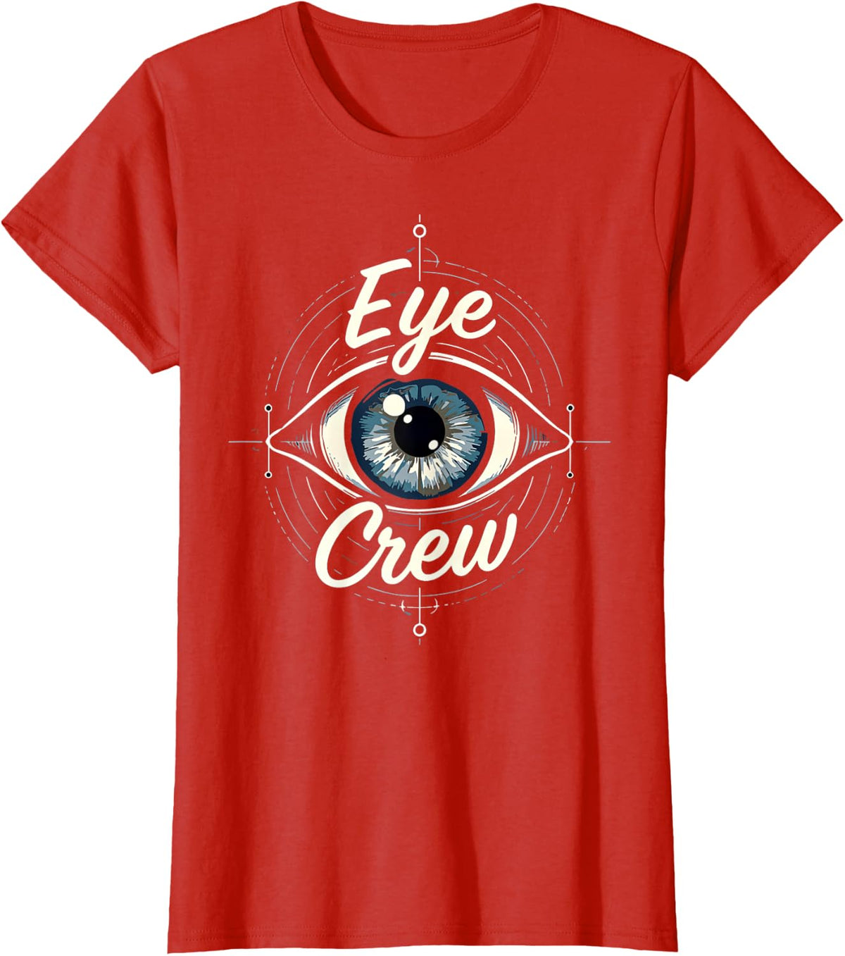 Eye Crew Ophthalmology Eye Doctor T-Shirt - Red