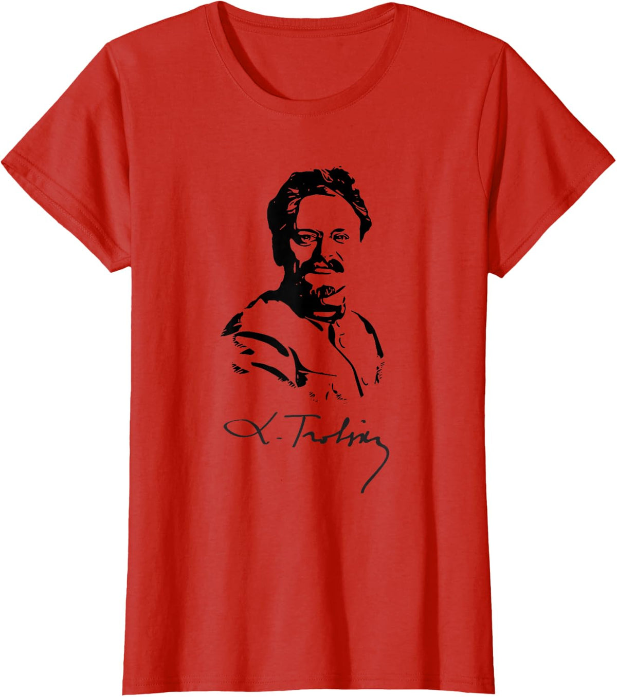 Leon Trotsky Signature - USSR - CCCP - Soviet - Mexico City T-Shirt - Red